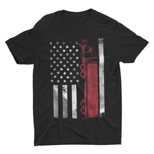Load image into Gallery viewer, Truck Driver Trucker Line American Flag