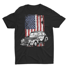 Load image into Gallery viewer, American Flag Classic Car Show Shirt