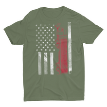Load image into Gallery viewer, Truck Driver Trucker Line American Flag