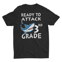 Load image into Gallery viewer, Back To School Ready To Attack 3rd Grade Shark Kids' T-Shirt