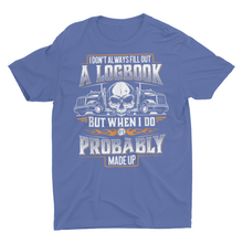 Load image into Gallery viewer, Truck Driver Logbook Funny Trucker Shirt