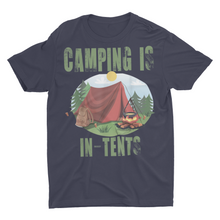 Load image into Gallery viewer, Distressed Camping in In - Tents Funny Camping Shirts