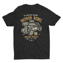 Load image into Gallery viewer, Hotrod Rebel American can Car Guy Shirt