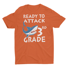 Load image into Gallery viewer, Back To School Ready To Attack 3rd Grade Shark Kids' T-Shirt