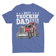 Load image into Gallery viewer, Best Trucking Dad Ever Truck Driver Shirt Trucking Gift