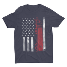 Load image into Gallery viewer, Truck Driver Trucker Line American Flag
