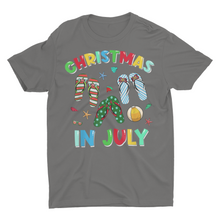 Load image into Gallery viewer, Christmas In July Beach Shirt Unisex Classic T-Shirt
