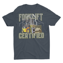 Load image into Gallery viewer, Forklift Certified Shirt Unisex Heavy Cotton Tee