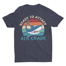 Load image into Gallery viewer, Back to School Ready To Attack 4th Grade Kids' T-Shirt