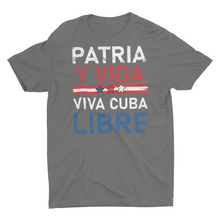 Load image into Gallery viewer, patria y vida viva cuba libre Free Cuba Shirt