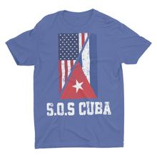 Load image into Gallery viewer, S.O.S Cuba Cuban American Flag, Cuba, Patria y Vida