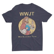 Load image into Gallery viewer, Funny Distressed WWJT Disc Golf Shirts