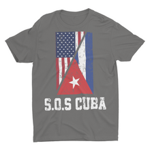 Load image into Gallery viewer, S.O.S Cuba Cuban American Flag, Cuba, Patria y Vida
