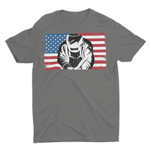 Load image into Gallery viewer, American Flag Welding Welder Shirts