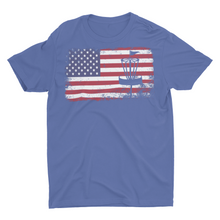 Load image into Gallery viewer, American Flag Disc Golf Shirt Patriotic Disc Golfer Gift