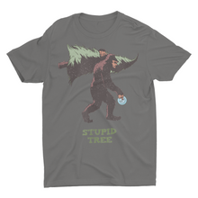 Load image into Gallery viewer, Funny Bigfoot Big Foot Disc Golf Stupid Tree Shirt