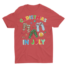 Load image into Gallery viewer, Christmas In July Beach Shirt Unisex Classic T-Shirt