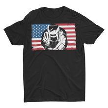 Load image into Gallery viewer, American Flag Welding Welder Shirts