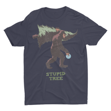 Load image into Gallery viewer, Funny Bigfoot Big Foot Disc Golf Stupid Tree Shirt