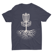 Load image into Gallery viewer, Rooted Disc Golf Basket Target Goal Roots Shirt