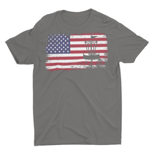 Load image into Gallery viewer, American Flag Disc Golf Shirt Patriotic Disc Golfer Gift