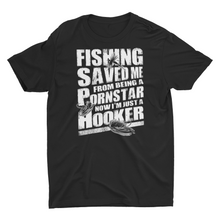 Load image into Gallery viewer, Fishing Saved Me, Sarcastic Funny Fishing Saying Shirts