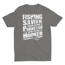 Load image into Gallery viewer, Fishing Saved Me, Sarcastic Funny Fishing Saying Shirts