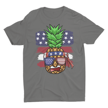Load image into Gallery viewer, Patriotic American Freedom Pineapple Unisex Classic T-Shirt