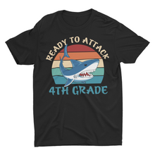Load image into Gallery viewer, Back to School Ready To Attack 4th Grade Kids' T-Shirt