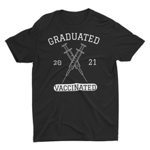 Load image into Gallery viewer, Graduated Vaccinated 2021 Unisex Classic T-Shirt