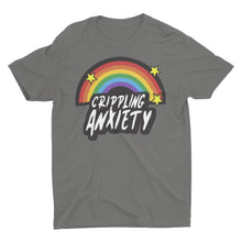 Load image into Gallery viewer, Crippling Anxiety Rainbow Unisex T-Shirt - E.G. Supplies, LLC