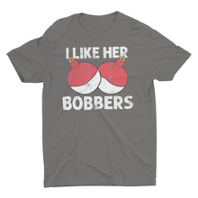 Load image into Gallery viewer, I Like Her Bobbers Funny Fishing Shirt