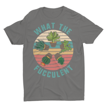 Load image into Gallery viewer, Funny What The Fucculent Succulents House Plat Unisex T-Shirt