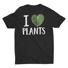 Load image into Gallery viewer, I Love Heart Plants House Plant Lover Unisex T-Shirt