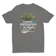 Load image into Gallery viewer, Easily Distracted By Plants Gardening Shirt Cute Gift