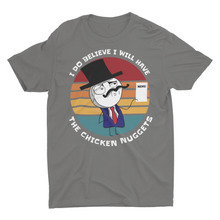 Load image into Gallery viewer, Chicken Nuggets Retro Sunset Unisex Classic T-Shirt, Funny Meme Shirt.