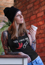Load image into Gallery viewer, Spicy Chain Link, Hot Pepper Yes I Have One Women’s Premium Tank Top
