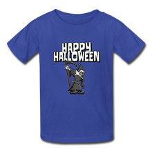 Load image into Gallery viewer, Happy Halloween Grim Reaper Kids' T-Shirt - royal blue