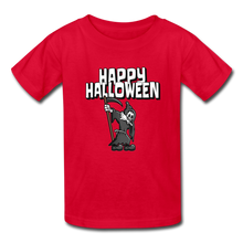 Load image into Gallery viewer, Happy Halloween Grim Reaper Kids' T-Shirt - red
