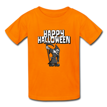 Load image into Gallery viewer, Happy Halloween Grim Reaper Kids' T-Shirt - orange