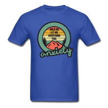 Load image into Gallery viewer, Hold On Let Me Overthink This Unisex Classic T-Shirt - royal blue