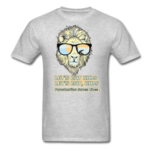 Load image into Gallery viewer, Lets Eat Kids, Punctuation Saves Lives Adult Unisex Classic T-Shirt - heather gray