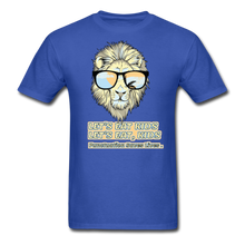 Load image into Gallery viewer, Lets Eat Kids, Punctuation Saves Lives Adult Unisex Classic T-Shirt - royal blue