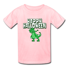 Load image into Gallery viewer, Trex Dabbing Happy Halloween Kids' T-Shirt - pink
