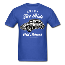 Load image into Gallery viewer, Enjoy The Ride VW Beetle T-Shirt - royal blue