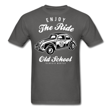 Load image into Gallery viewer, Enjoy The Ride VW Beetle T-Shirt - charcoal