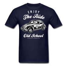 Load image into Gallery viewer, Enjoy The Ride VW Beetle T-Shirt - navy