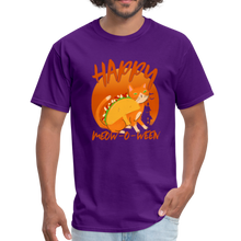 Load image into Gallery viewer, Happy Meow-O-Ween Taco Cat Unisex Classic T-Shirt - purple