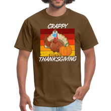 Load image into Gallery viewer, Crappy Thanksgiving Unisex Classic T-Shirt - brown