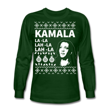Load image into Gallery viewer, Kamala Ugly Sweater Long Sleeve T-Shirt - forest green